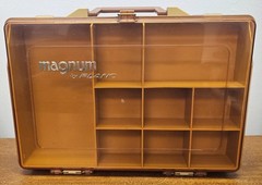 Magnum By Plano Tackle Box Double Sided Vintage Very Good Condition