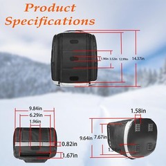 for Humminbird ICE Flashers ICE 35,45,55,CC ICE Fishing Flasher Soft Sided Case
