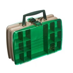 PLANO Fishing Tackle Double-Sided 20-Compartment Satchel Box