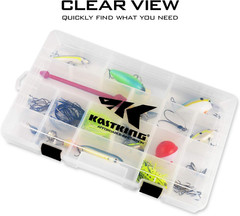Standard Tackle Utility Box Tackle Box Organizer, Clear Plastic Fishing Storage