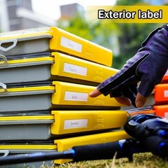 Deluxe Fishing Tackle Box, Waterproof 3600 and 3700 2 3600 Yellow 2 packs