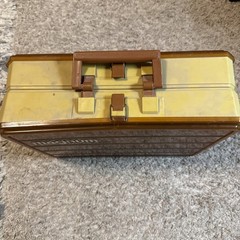 Vintage Magnum by Plano Double Sided Fishing Tackle Box 15″ x 11″ With VTG Lures