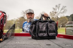 Aspect Large Tackle Bag Gray Camo, Unisex, Fishing Tackle Bag and Boxes, Polyest
