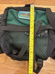 JW Outfitters Flyfishing Lumbar/Waist Pack Green/Black, Fishing,Hiking