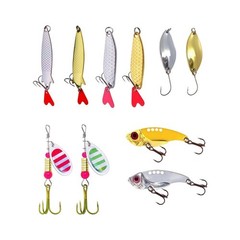 Fishing Bait Kit 24 Pcs Synthetic Material Realistic Detail for Success