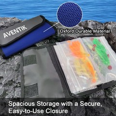 Fishing Tackle Organizer Case Soft Bait Binder