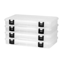 ProLatch Locking System Clear Black Plano 3700 StowAway Storage Containers Old