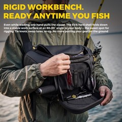 ARCPRO X500 Fishing Sling Pack for 2×3600 Trays Water-Resistant