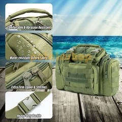 Fishing Tackle Box Bag Outdoor Saltwater Freshwater Resistant Fishing Bags