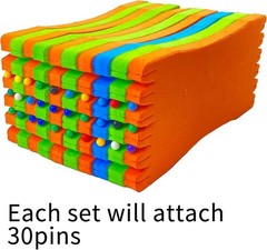 Pack of 10 EVA Foam Fishing Leader Line Organizer Wallet – Tangle-Free Solution