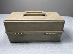 Vintage Plano Molding Co. Model 6200 Fishing Tackle Box with Tackle