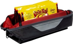 KVD Wormfile Speedbag: Small, Waterproof Fishing Tackle Storage in Black/Red