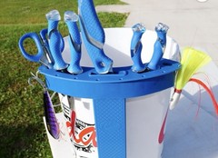 Cuda Fishing Bucket Tackle Center Tool Holder for 5 Gallon Buckets – New Sealed