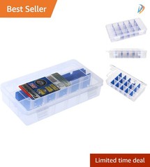 Ultimate Fishing Tackle Box: 2003 Tuff Tainer with 15 Removable Dividers