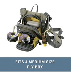 Bear Creek Allen Micro Fishing Chest Pack Fits up to 4 Tackle/Fly Boxes Outdoor