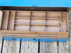Fishing Tackle Toolbox Kennedy Kits T-18 Vintage 18x8x7 Two Trays 10 Lbs USA Vtg