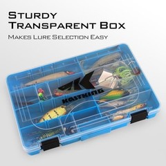 Utility Tackle Boxes, 3600 and 3700 Fishing Tackle 3600(4Pack) Blue Camouflage