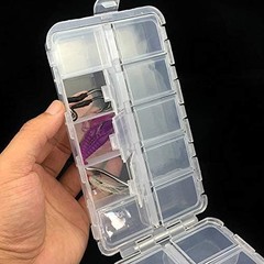 20 Compartments Tackle Boxes, Tackle Utility Boxes, Plastic Box Storage Organ…