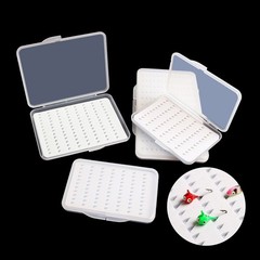 Fly Fishing Lure Spinner Spoon Bait Foam Box FishHook Hard Storage Case.