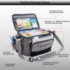 Adjustable Padded Shoulder Fishing Tackle Bag – Fashion Meets Functionality