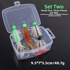 Plastic Glow for OCTOPUS Squid Lure with Stainless Hooks for Reliable Catch