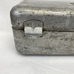 Aluminum Tier Tackle Box 5″x7″x18″ In Fair Condition. See description A