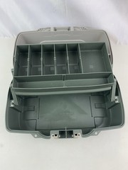 Plano 6201 One-Tray Tackle Box, Bait Storage, Extending Cantilever-tray Design