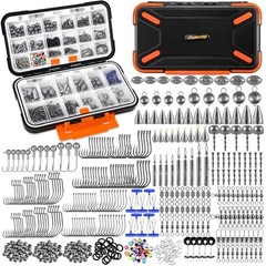 264/Organized Fishing Tackle Box with Tackle 397pcs Fishing Accessories Kit