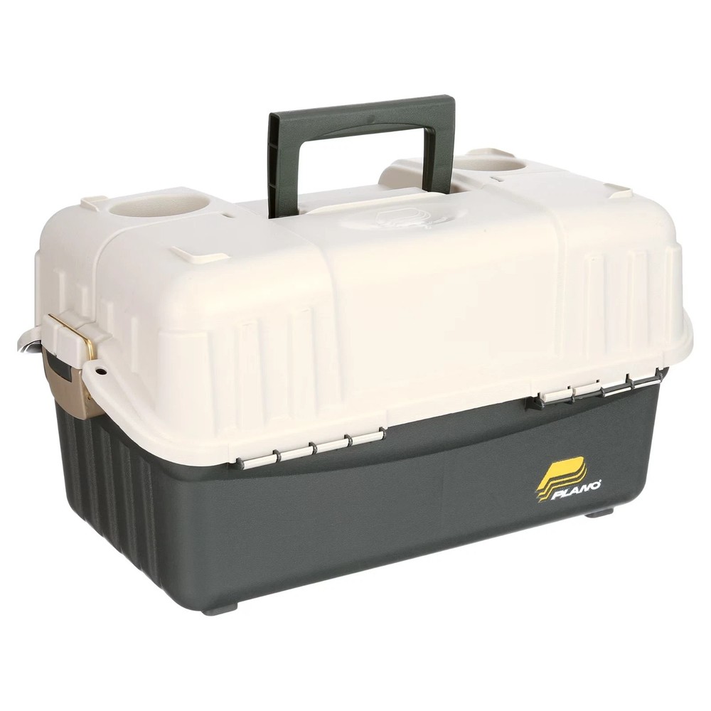 Plano 6-Tray Hip Roof Large Tackle Storage Box, Green/Sand – NEW