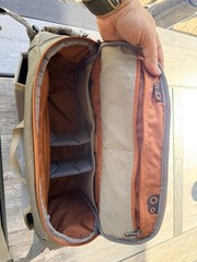 Fishpond Flathead Submersible Sling Shoulder Bag Nylon Green/Gray/Orange