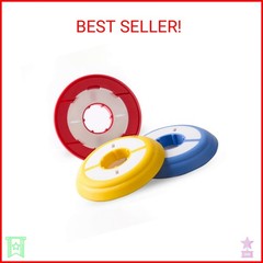 ccHuDE 10 Pcs 60mm Silicone Fishing Line Storage Holders Fishing String Spools F