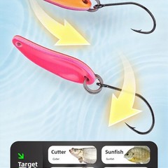 25pcs Minnow Style Spinner Lures in Wooden Case for Freshwater Trout Fishing