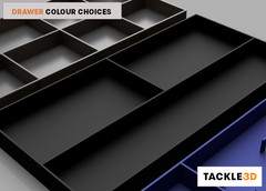 3 Slim Side Drawer Insert Trays To Fit The MAP Z Series Boxes