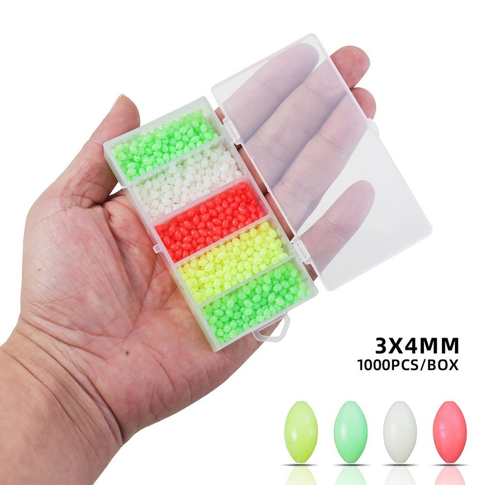 Glow Fishing Beads Lure Accessories Quick Tackle Setup Enhances Visibility