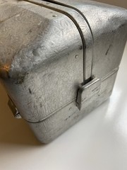 Vintage UMCO 1000 Aluminum Tackle Box Full With Model 10 Small Box