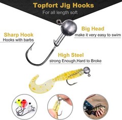 187/230Pcs Fishing Accessories Kit, Including Jig Hooks, Bullet Bass Casting