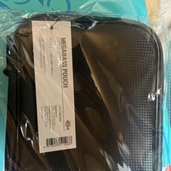Megabass Bag Pouch Case L 16×30cm Black Logo Fishing Sports Japan