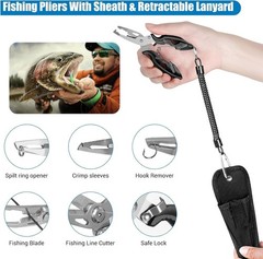 213 PCS Fishing Lures Kit 3 Layer Tackle Box Tool Weights Scale Clip Hook