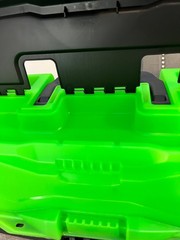 Flambeau Green & Black Outdoors 3 Tray Tool Storage Portable Tackle Box EUC