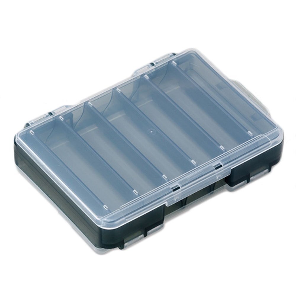 MEIHO Tackle Box Reversible D-86 Clear x Smoke Black 140x104x32mm Polypropylene