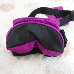 Excellent condition DAIWA Fishing W Pouch Black Pink Purple Japan