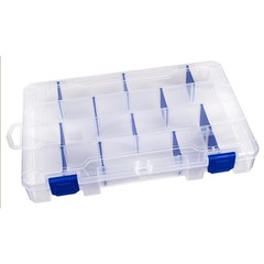 4007 Tuff Tainer 24 Compartment Organizer Box with 12 Zerust Dividers 2 Pack