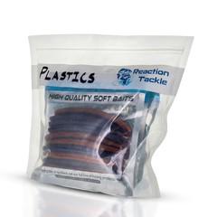 Reaction Tackle Clear Bait Bags- Plastics and more organizer bags- 10 or 20 pack