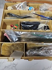 Vintage Plano “MAGNUM 1152” Fishing Tackle Box Fly Fishing Crafting Gear Rare