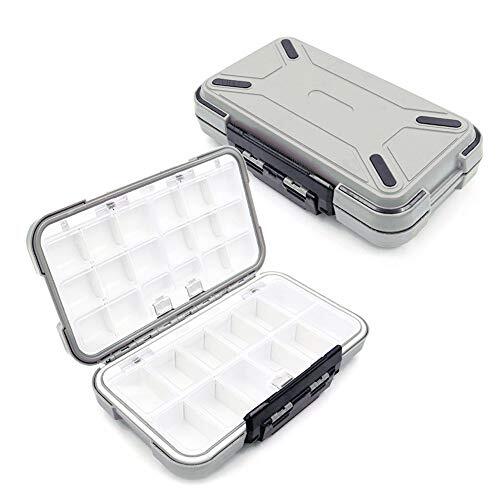 Fishing Lure Box Bait Hooks Storage Case Organizer Fishing Tackle Trays, Large