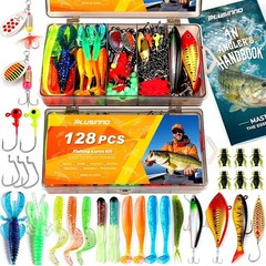 128-Piece Fishing Tackle Box with Water-Resistant Design – Ideal for All Levels