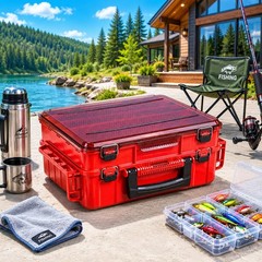 Double-Tier Tackle Box Clear Lid Double Tier Tackle Box ABS