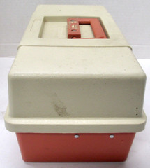 Plano 5520 Tackle Box Orange/Beige Fishing Box With Contents