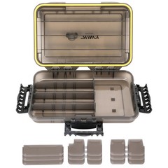 RUNCL Waterproof Floating Tackle Box, Adj Dividers for Lures & Jigs 3600/3700
