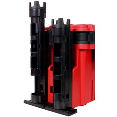 Fishing Tackle Box,With 2pcs Rod Holder,2pcs Cup Holder,1pc Carring Strap,Red